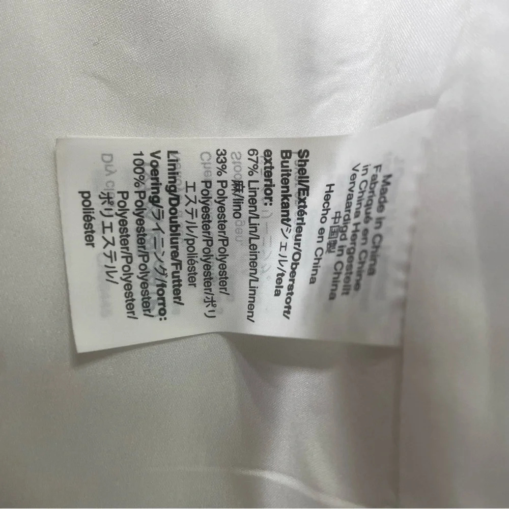 J.‎ Crew Parke White Linen Blazer Women's Size 16T
